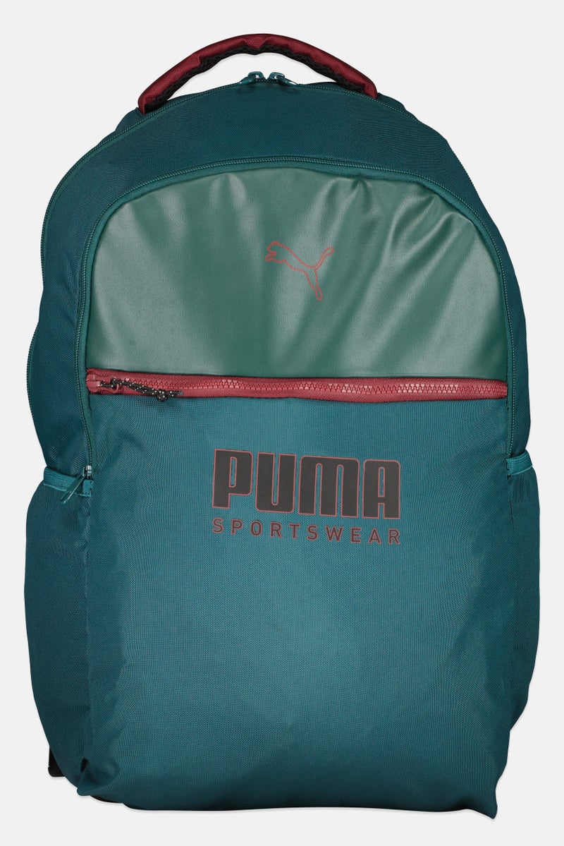 PUMA Men Brand Logo Backpack, Teal Blue - Image 1